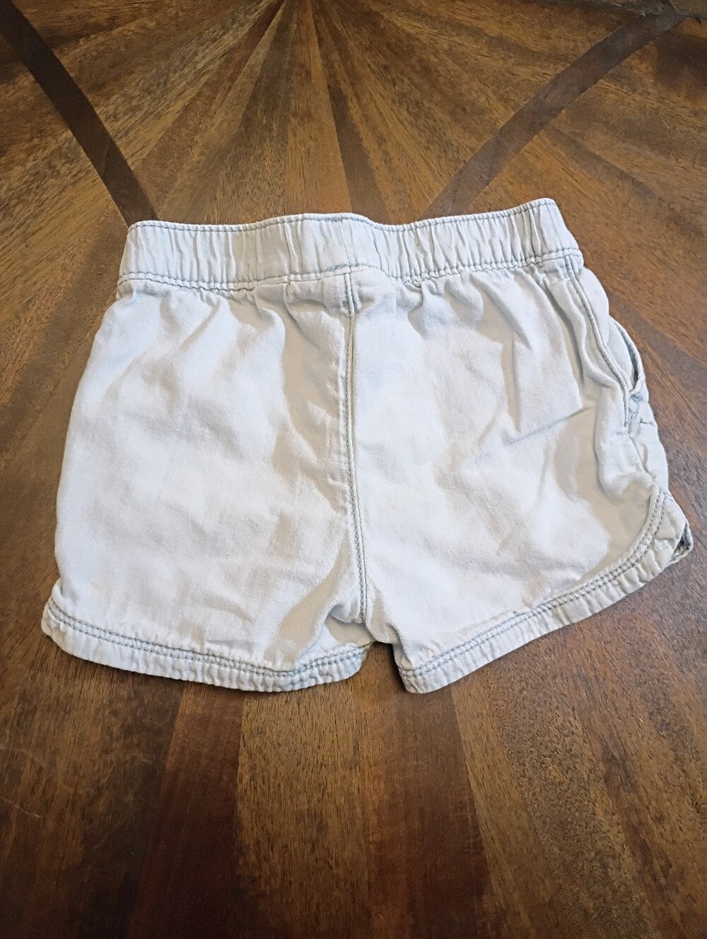 The Children's Place Toddler Girls Light Blue Pull On Shorts Size 2T Elastic - Picture 2 of 3